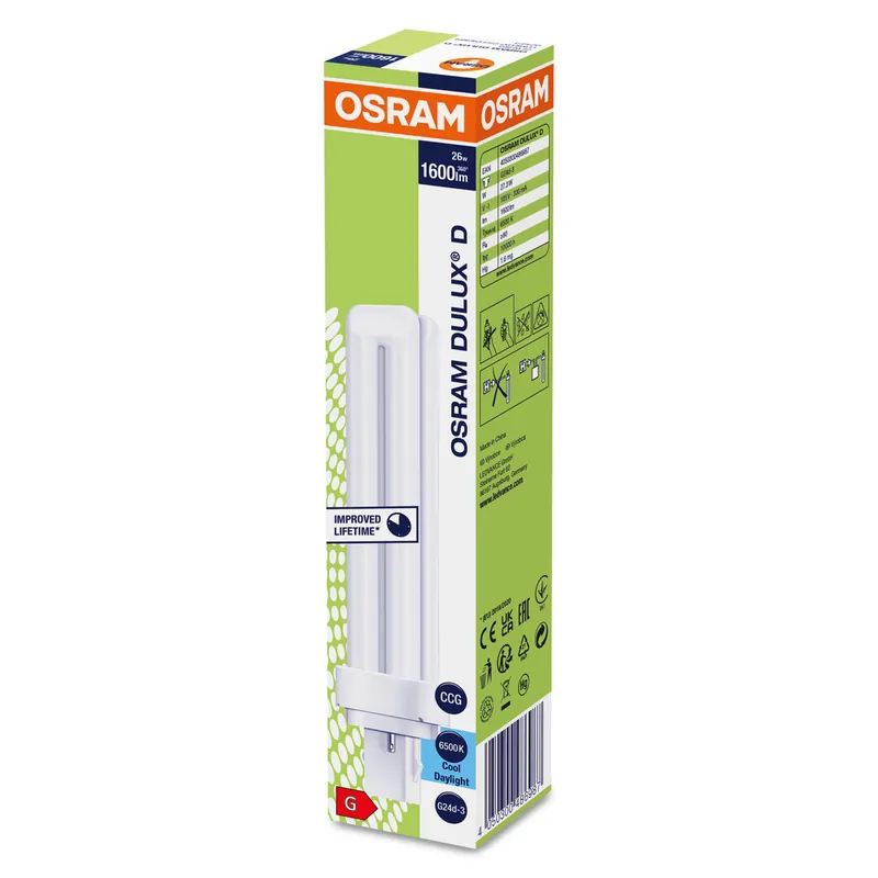OSRAM - dulux® d DULUX 26 W/865 - 26W 865 - PL lamp Hete Deal