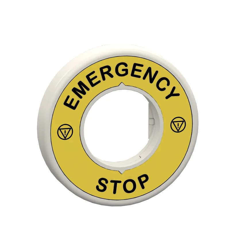 Goedkoop VERLICHTE RING NOODSTOP LEWIT/RD. 24V EMERGENCY-SCHNEIDER