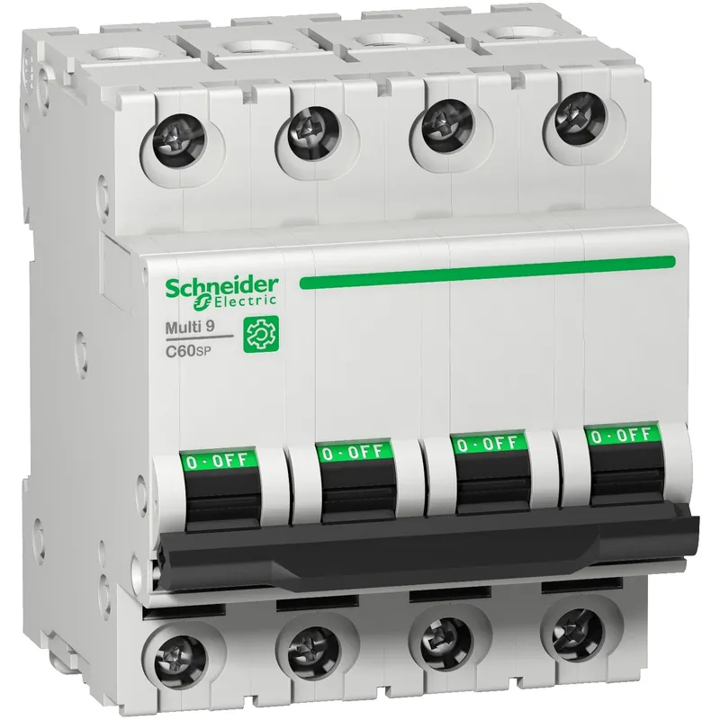 MULTI9 C60SP INSTALLATIEAUTOM. 4P 6 A B-KAR. 480-SCHNEIDER Gecertificeerd