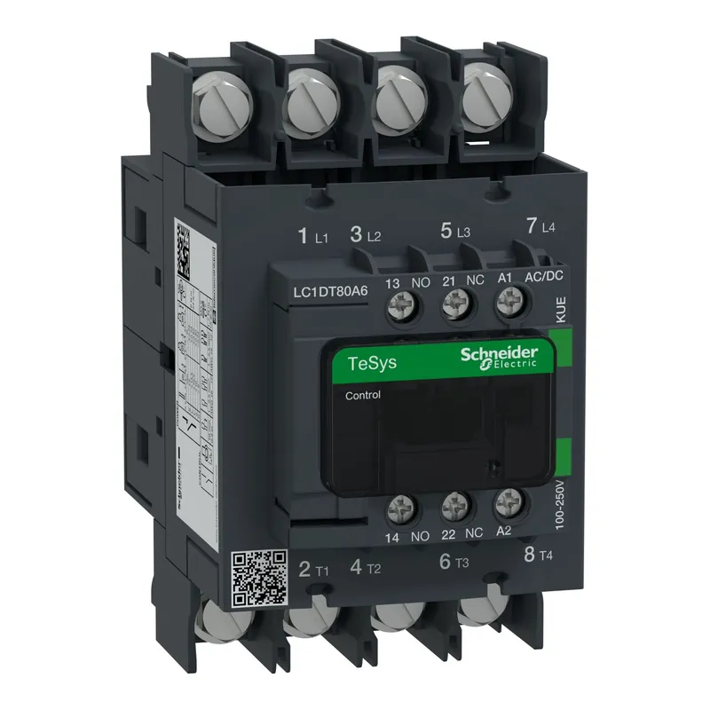 Premium CONTACTOR DECA 4P 80A 440V AC1 100-250V ACDC-SCHNEIDER