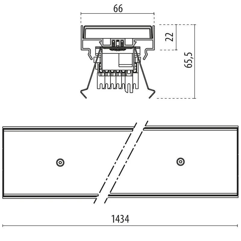 Performance in Lighting - try - 305934 - PIL S/EW 81W-3000K-88 DALI Veilige Betaling