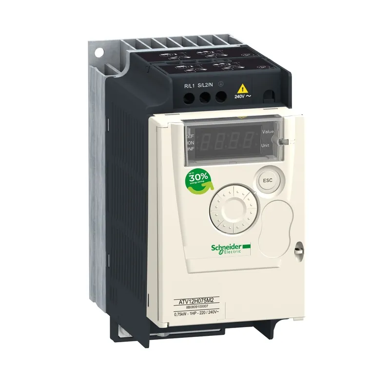 Gecertificeerd ALTIVAR 12 FREQ.REGELAAR 1F 0,55KW 200-240V-SCHNEIDER