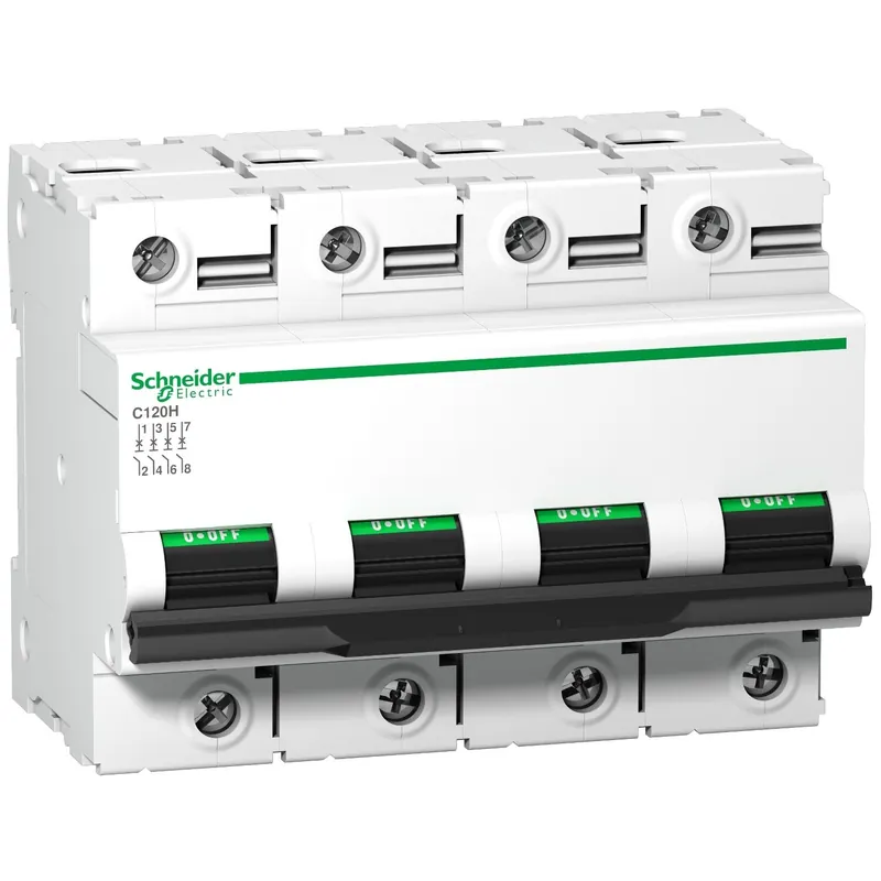 C120H INSTALLATIEAUTOMAAT 4P IN=100A B-KAR.-SCHNEIDER Shop Nu