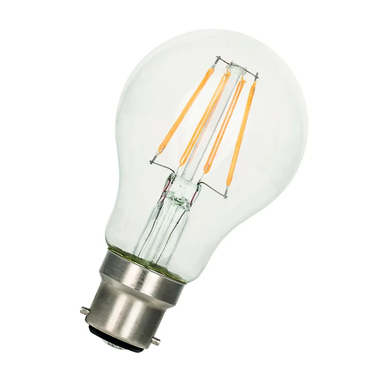 Bailey LED FIL A60 B22d 130V 6W (51W) 650lm 827 Helder Express Levering