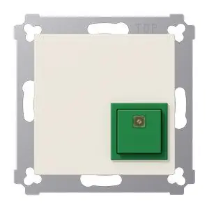 Lage Prijs Jung - as range - - MIVA UITSCHAKKNOP WIT