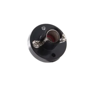 Op = Op Martin Kaiser MK lampfitting E10, recht model, zwart