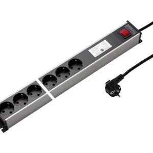 Exclusieve Aanbieding Martin Kaiser - stopcontact strip - lichtgrijs zwart - MK VERLICHTING VERLICHTING TAFCDS 6V RANDAARDE 3M OSB/FILZW - tafelcontadoos