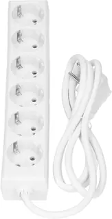 Bachmann - contactblokken - Selly - OCS I 6X230V WIT 1,5M - tafelcontadoos Beperkte Voorraad