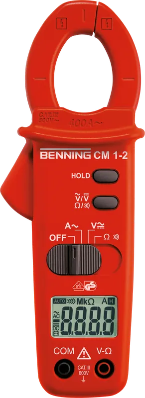 Digitale Stroomtang-Multimeter CM 1-2-BENNING Handgemaakt