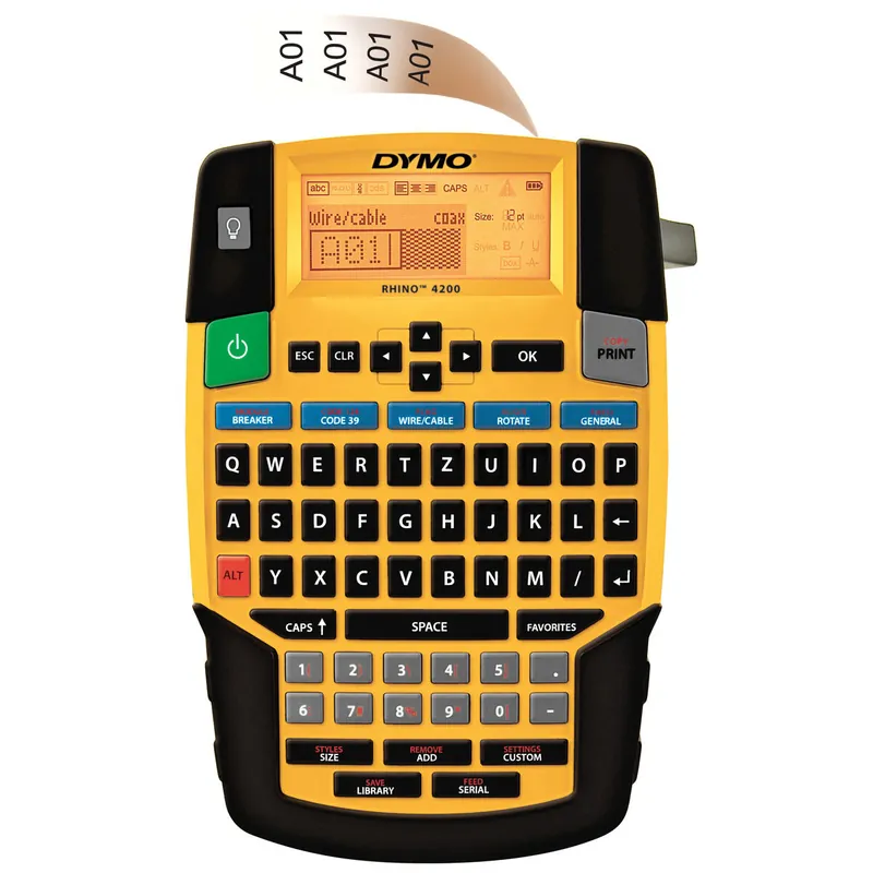 Aanbieding FLEXIMARK Kit DYMO RHINO 4200 9mm-LAPP