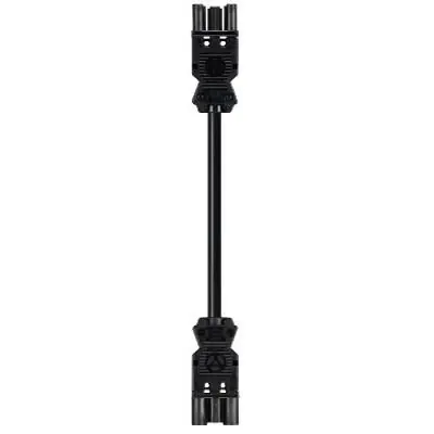 Gereduceerde Prijs GST18 KOPPELKABEL 3X1,5 ZWART 1,0 METER CCA-WIELAND