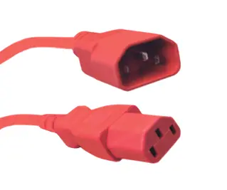 Bestel Nu RATIO ELECTRIC - jumper cord - 1467 - RATI JMPR C14-C13 3G1 1M R - aansluitsnoer