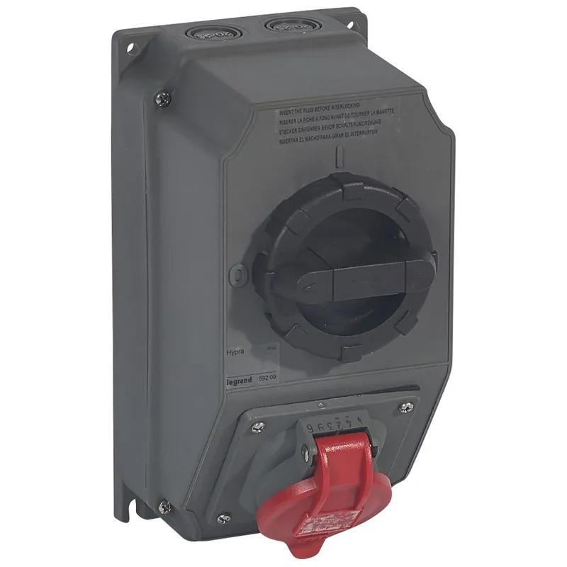 Legrand - cee materiaal - 059256 - GES. 32A 6H 400V 5P HYPRA Plaats Bestelling