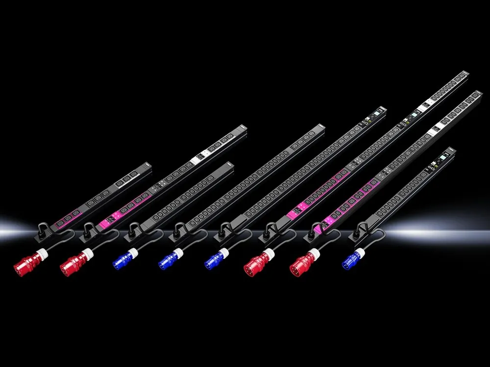 Merkproduct PDU 18XSCHUKO 16A/3F CEE METERED-RITTAL