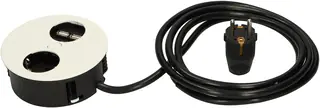 Exclusief Bachmann - inbouw stopcontacten - Twist - BACH CONT.DS COMBI931.231 - tafelcontadoos