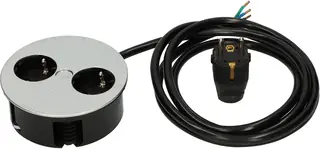 Flitsaanbieding Bachmann - inbouw stopcontacten - Twist - BACH CONT.DS COMBI931.021 - tafelcontadoos
