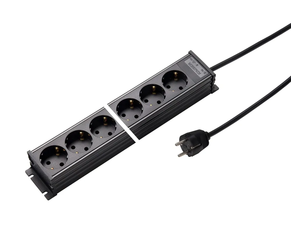 Bestseller Martin Kaiser - stopcontact strip - lichtgrijs zwart - MK VERLICHTING VERLICHTING TAFCONTDS 45"12V RANDAARDE - tafelcontadoos