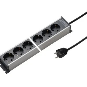 Express Levering Martin Kaiser - stopcontact strip - lichtgrijs slategrey - MK VERLICHTING VERLICHTING TAFCONTDS 45" 6V RA-LG/DG - tafelcontadoos