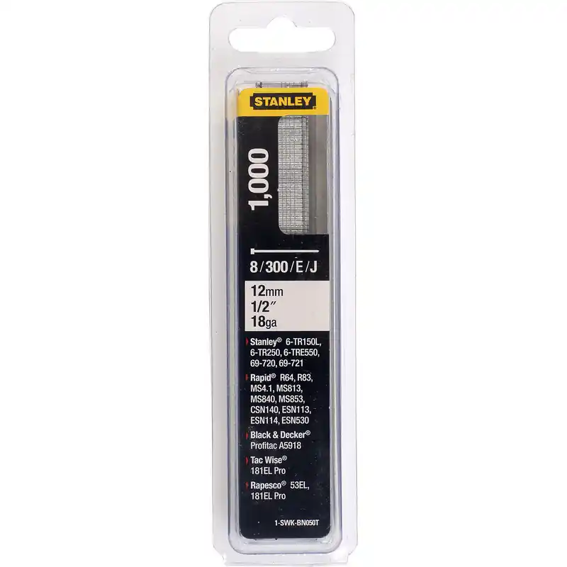 Stanley nagels Type J 18G 12mm Actieprijs