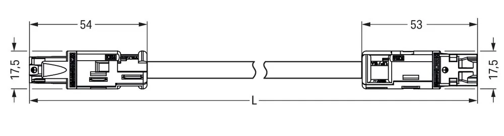 Wago - series 774 - 9994/006 801 - 774-9994/006-801 - GST schuko aansluitsnoer Voordeelprijs
