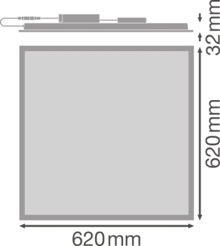 LEDVANCE PANEL COMFORT 625 PS 28W 830 PS Koop Online