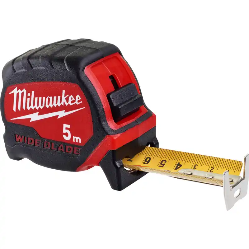 Koopje Milwaukee Wide Blade rolbandmaat 5m 33mm