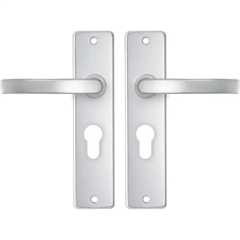 AXA binnendeurbeslag (basic) Edge kruk blok PC55 Aluminium Korting