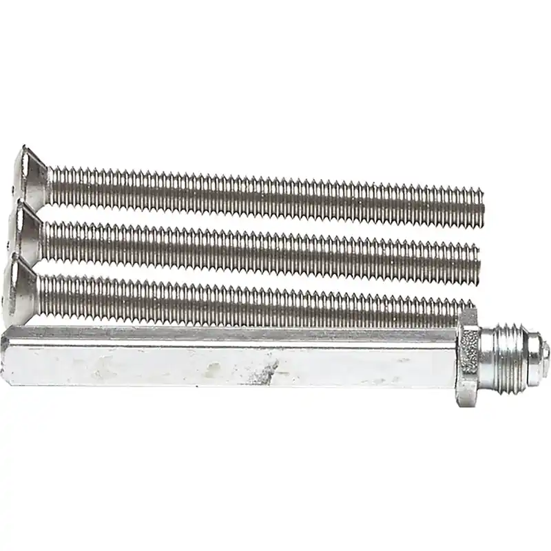 Professioneel AXA wisselstift RVS + bouten M6x60mm