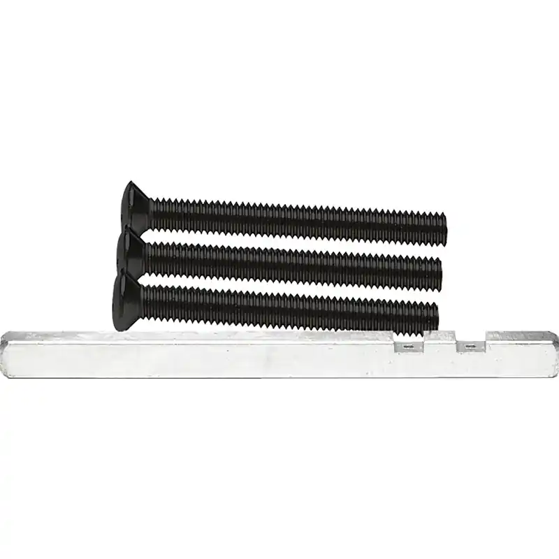 AXA krukstift RVS + bouten M6x50mm zwart Weekendaanbieding
