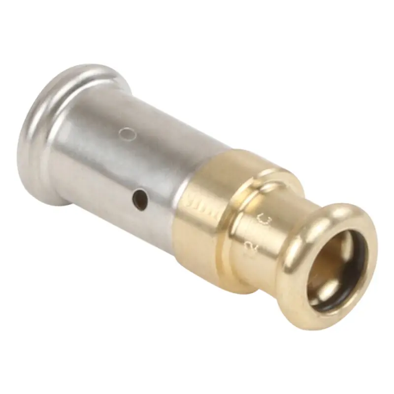 Henco pers overgangsstuk messing 12x16mm Alleen Vandaag