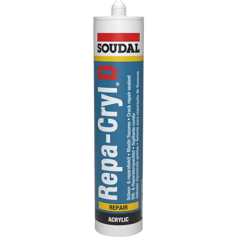 Soudal Repacryl D acrylaatkit structuur Wit 310ml Budget