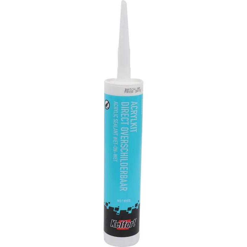 Kelfort acrylkit wet on wet Wit 310ml Trendy