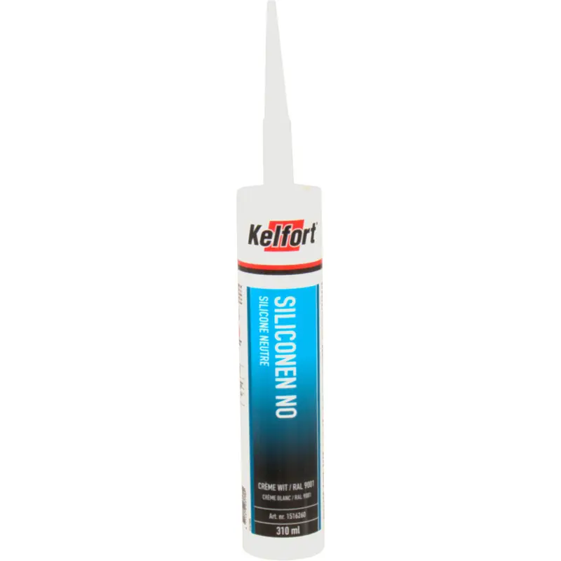 Authentiek Kelfort siliconenkit NO Wit ral9001 310ml
