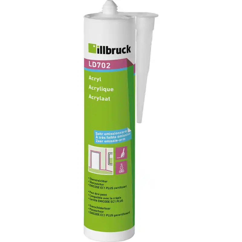 Tijdelijk Beschikbaar Illbruck LD702 acrylaatkit Wit 310ml