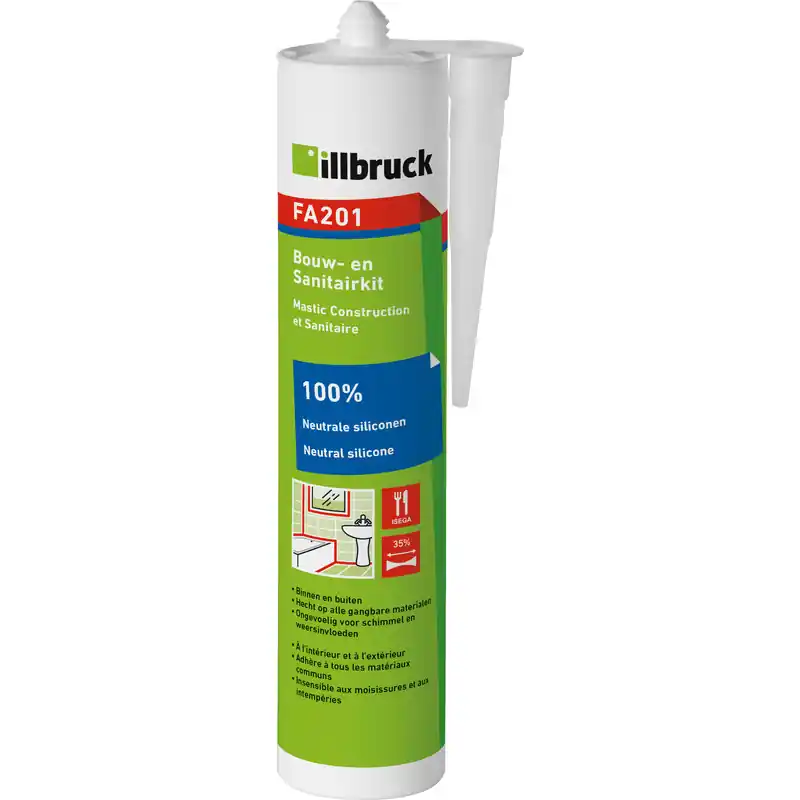 Meest Verkocht Illbruck FA201 bouw- en sanitairkit Wit 310ml