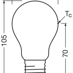 Trendy LEDVANCE LED CLASSIC A ENERGY EFFICIENCY A S 5W 840 Frosted E27