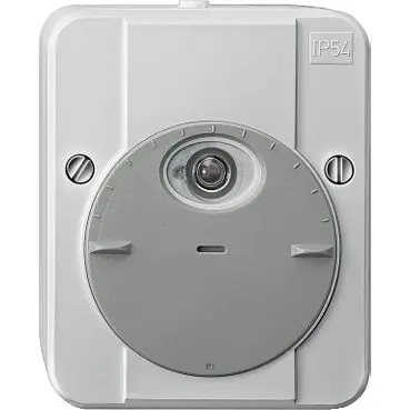 Nu Kopen Merten by Schneider Electric Schemerschakelaar met vertraging ARGUS grijs