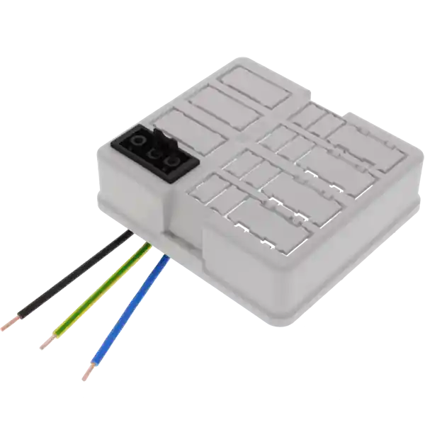 Op = Op Wiska Connectordeksel tbv WHK 608 kabeldoos, snap-fit, chassisdeel 1x3-polig