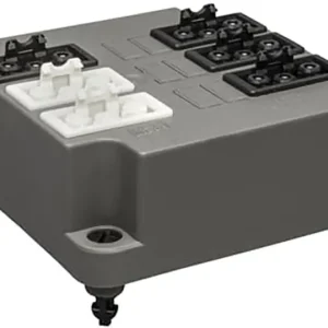 ABB Installatiedozen en -kasten Deksel 3640 met GST18 connector 4x3-p zw. en 2x3-p wit + aansluitdrade Favoriet