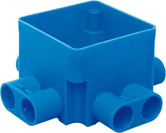 Merkproduct ABB Installatiedozen en -kasten Centraaldoos vierkant 55 mm 8x16 mm bodemzijde