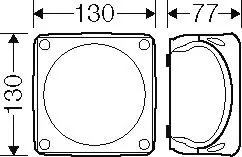 Alleen Vandaag Hensel Kabeldoos Functiebehoud IP65. BM3. 1.5-6 mm². 5 polig. Oranje