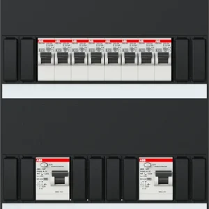 ABB Installatiedozen en -kasten 8x achter 2x30mA, 1-f Installatiekast Handgemaakt