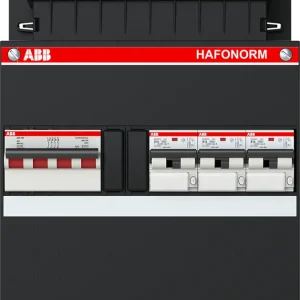 ABB Installatiedozen en -kasten 3x 16A/30mA + HS, 3-f Installatiekast Favoriet