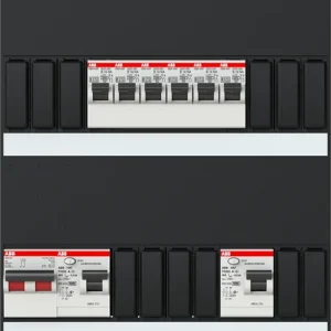 Topkwaliteit ABB Installatiedozen en -kasten 6x achter 2x 30mA + HS, 1-f Installatiekast