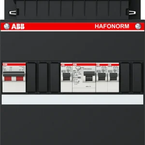 ABB Installatiedozen en -kasten 2x achter 30mA, 1x direct + HS, 1-f Installatiekast Authentiek