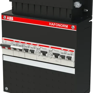 Nieuwe Collectie ABB Installatiedozen en -kasten 4x achter 2x30mA + F + HS, 1-f Installatiekast