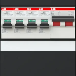 Premium ABB Installatiedozen en -kasten 1-fase, 1 HS 40A 2P 4 RCBO B16 30 mA