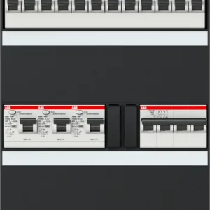 ABB Installatiedozen en -kasten 12x achter 3x 30mA = HS + D, 3-fasen HS in onderbak 110x220 Gratis Retour