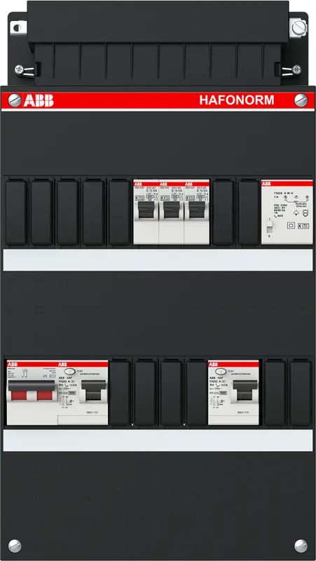 ABB Installatiedozen en -kasten 3x achter 2x30mA + T + HS, 1-f Installatiekast Meest Verkocht