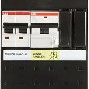 Tijdelijk Beschikbaar ABB Installatiedozen en -kasten Installatiekast PV aansluiting PV 25A 1-fase, totaal max 40A 1-fase